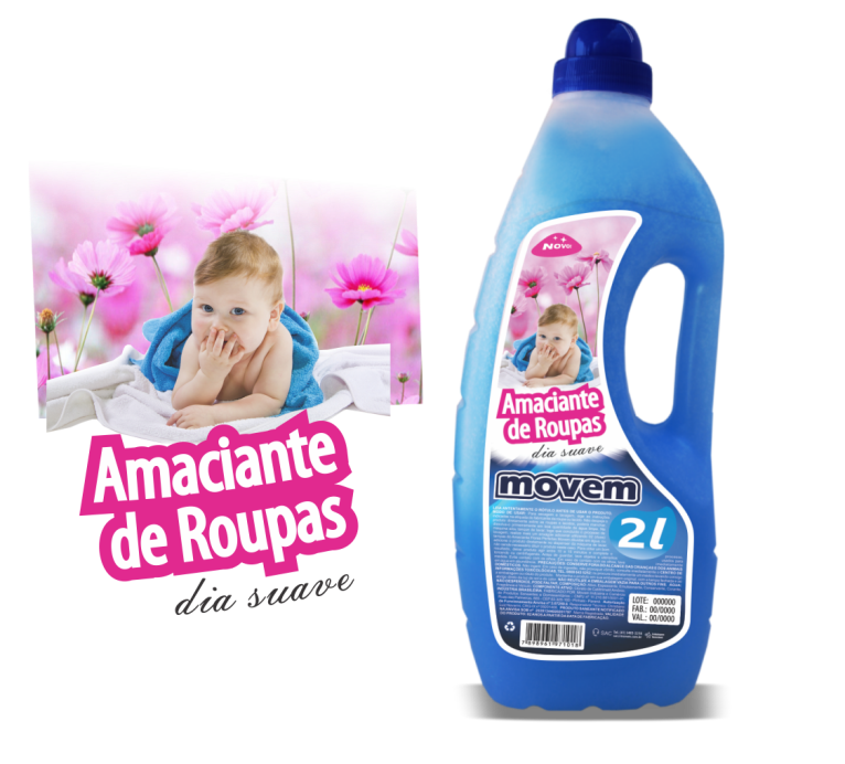 1031 - Amaciante de Roupas Dia Suave Movem 01 Litro - PNG