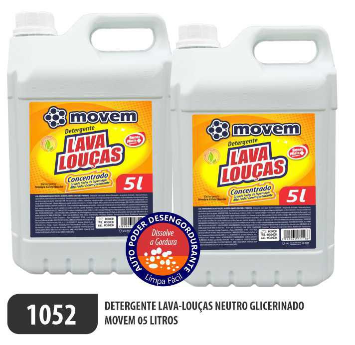 Detergente Lava-Louças Neutro Glicerinado Movem - Ref. 1052