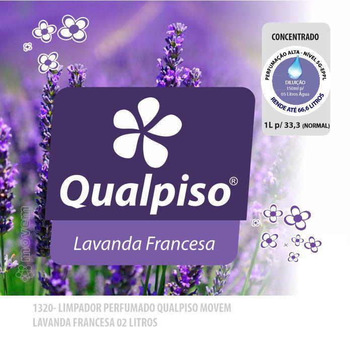 1320-PP-Q1 - Limpador Perfumado Qualpiso Movem - Lavanda Francesa