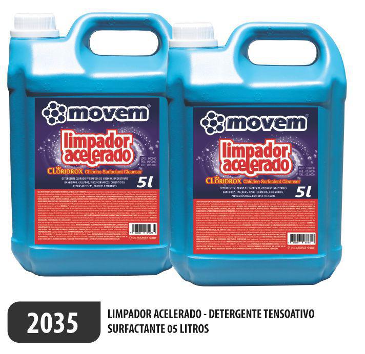 Limpador Acelerado Detergente Surfactante Oxi-Clorado - Ref. 2035