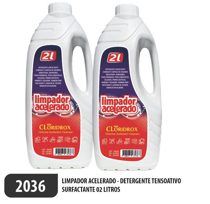 Limpador Acelerado Detergente Surfactante Oxi-Clorado - Ref. 2036