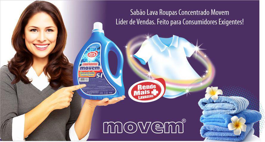 Sabão Lava Roupas Movem